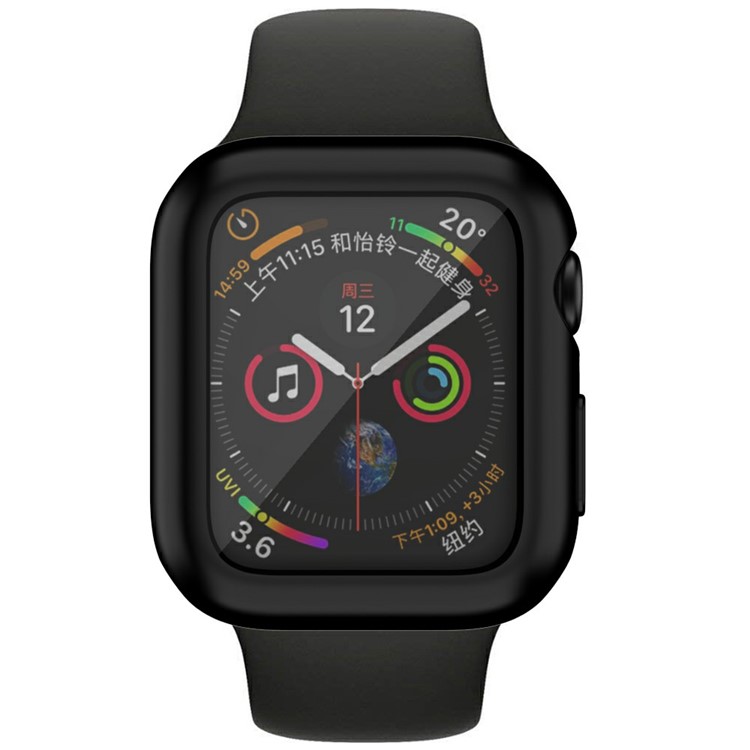 Macaron Color TPU Watch Cover for Apple Watch SE/Series 6/5/4 40mm - Black-9