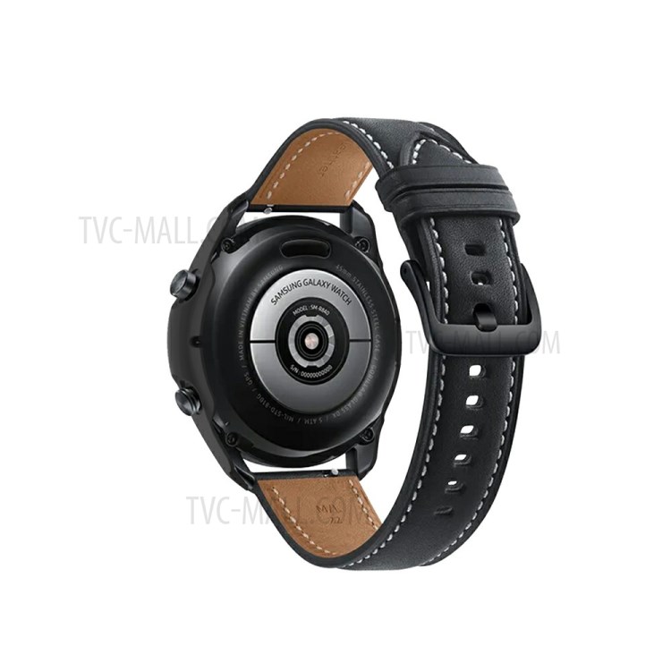 Capa Protetora Dura PC Emborrachado Para Samsung Galaxy Watch3 41 Milímetros - Preto-5