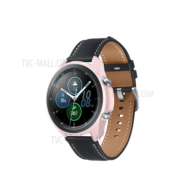 Rubberized Hard PC Protective Cover for Samsung Galaxy Watch3 41mm - Rose Gold-4