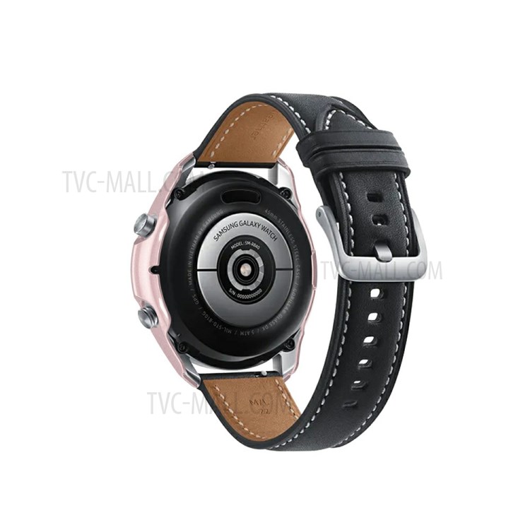 Rubberized Hard PC Protective Cover for Samsung Galaxy Watch3 41mm - Rose Gold-5
