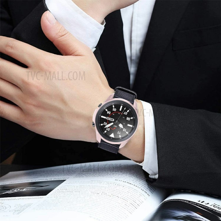 Rubberized Hard PC Protective Cover for Samsung Galaxy Watch3 41mm - Rose Gold-6