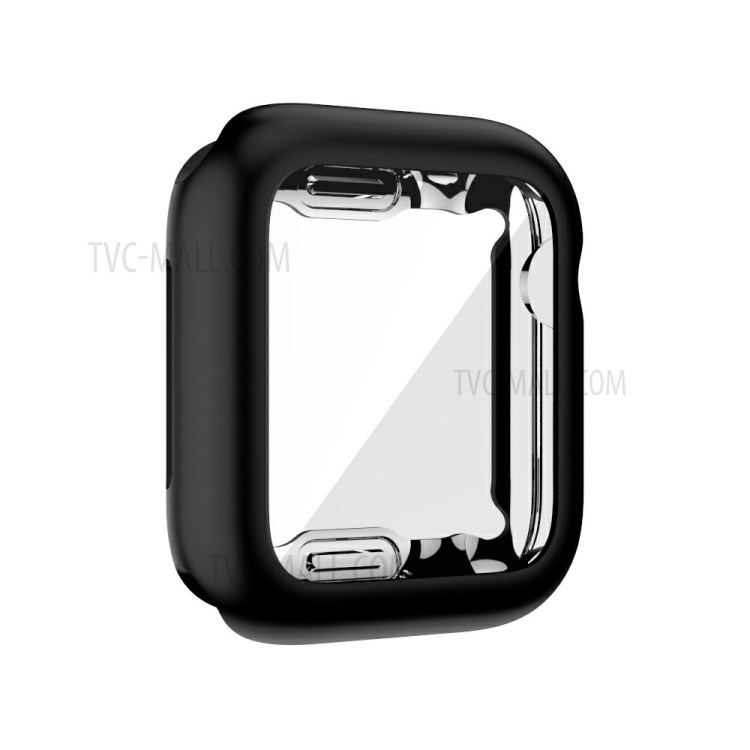 Macaron Color TPU Watch Protective Case for Apple Watch SE/Series 6/5/4 44mm - Black-7