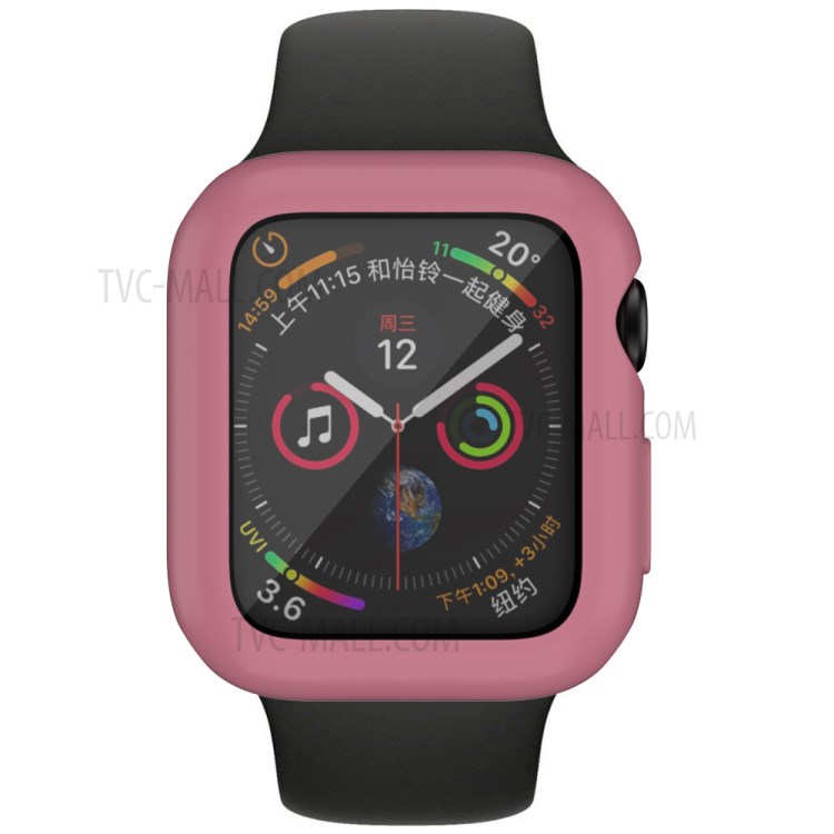 Macaron Color TPU Watch Cover for Apple Watch 3/2/1 42mm All-in Protector - Pink-4