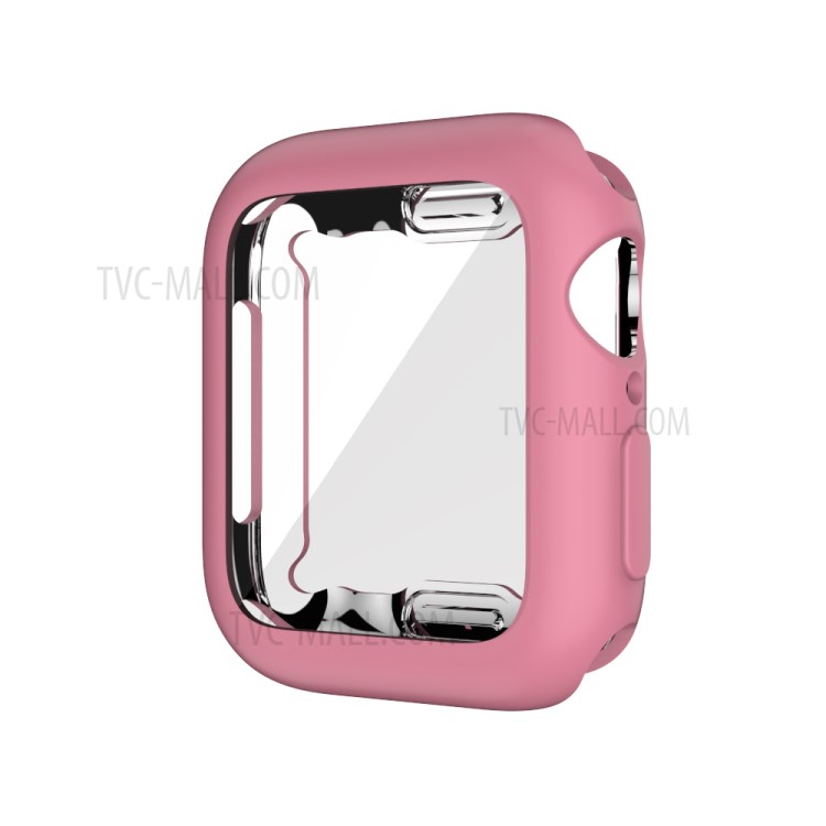 Macaron Color TPU Cover for Apple Watch 3/2/1 38mm All-in Protector Case - Pink-2