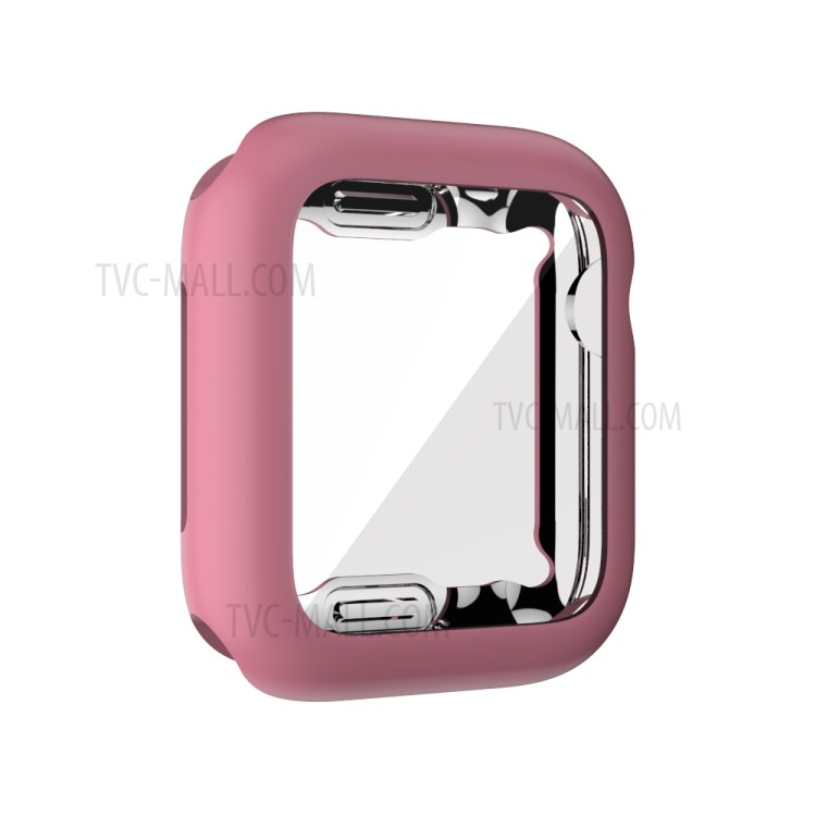 Macaron Color TPU Cover for Apple Watch 3/2/1 38mm All-in Protector Case - Pink-3