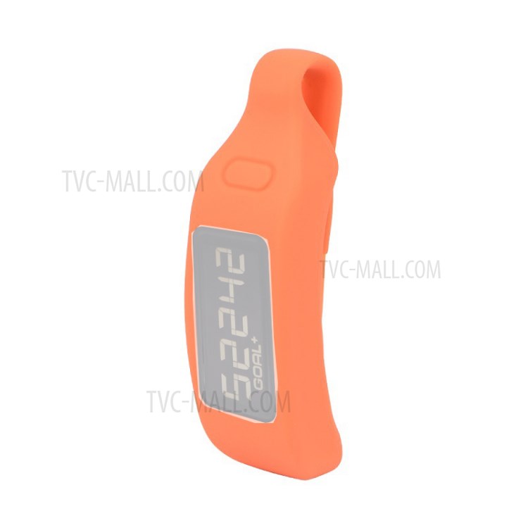 Steel Hanging Buckle Silicone Bumper Case for Garmin Vivofit 1/2 Watch Cover - Orange-2