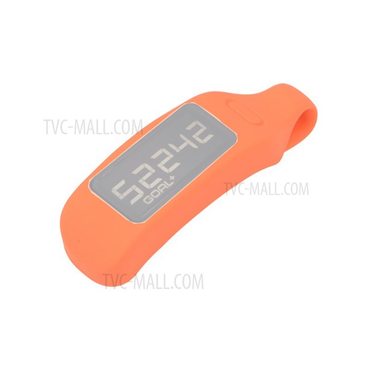 Steel Hanging Buckle Silicone Bumper Case for Garmin Vivofit 1/2 Watch Cover - Orange-3