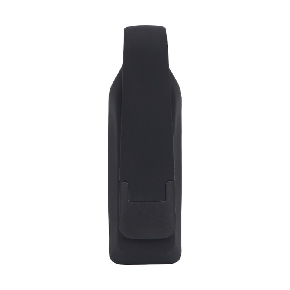 Steel Hanging Buckle Silicone Bumper Shell for Fitbit Alta/Alta HR/ACE Watch Cover - Black-2