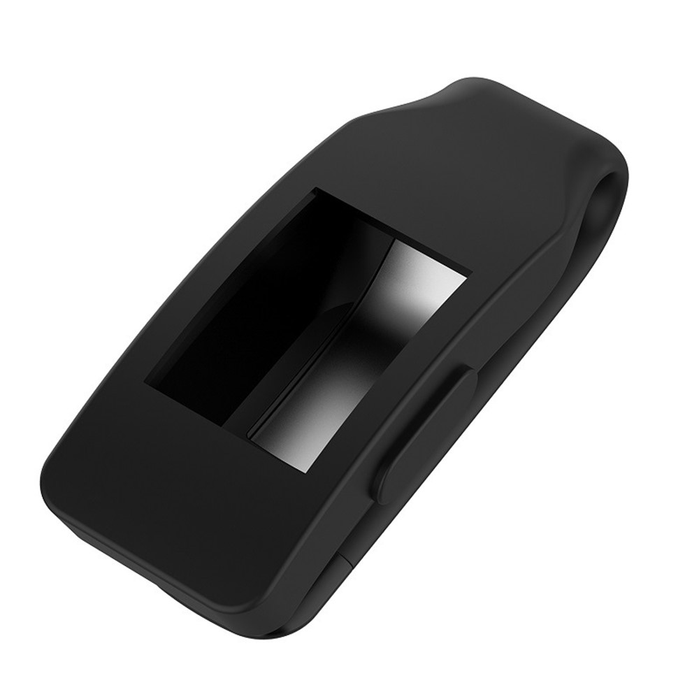 Steel Hanging Buckle Silicone Bumper Case for Fitbit Inspire/Inspire HR/ACE 2 Watch Sleeve - Black-2