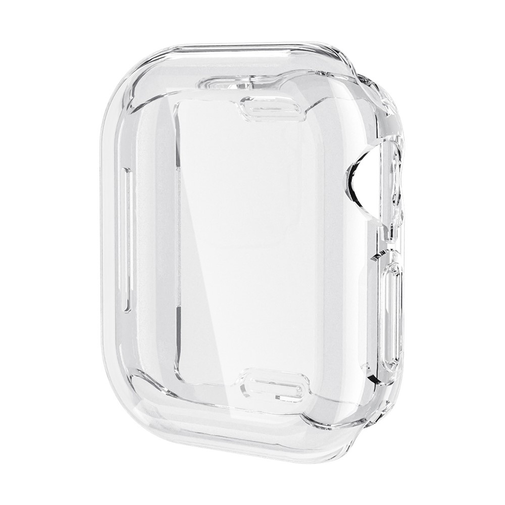 ENKAY HAT PRINCE For Apple Watch Series 11 / 10 42mm TPU Watch Case   Electroplating Watch Cover with Screen Protector - Transparent