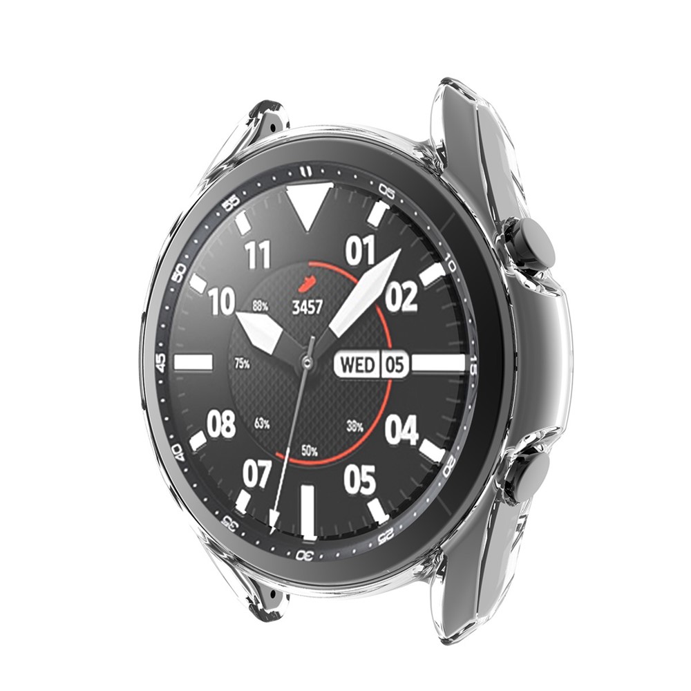 ENKAY HAT-PRINCE Full Protection 2 in 1 TPU Protector Cover + 0.2mm 2.5D 9H Tempered Glass Screen Film for Samsung Galaxy Watch3 45mm-3