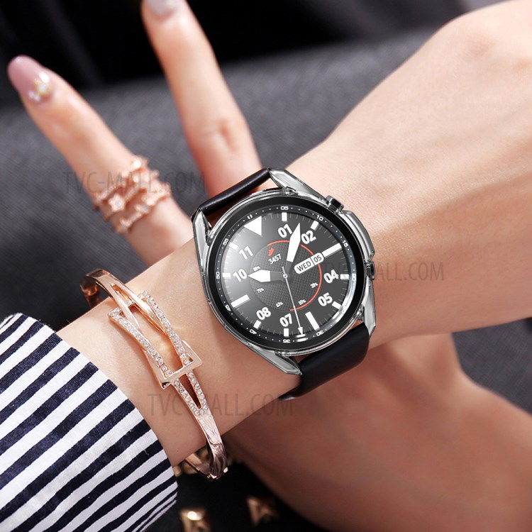 ENKAY HAT-PRINCE 2 in 1 TPU All-wrapped Protector Cover + 0.2mm 2.5D 9H Tempered Glass Screen Protector for Galaxy Watch3 41mm-4