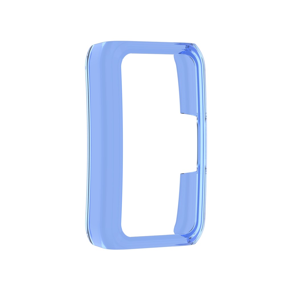 Half Coverage TPU Smart Watch Case Protective Cover for Honor Band 6 - Blue-1