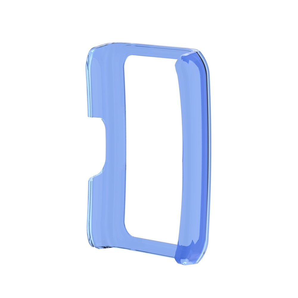 Half Coverage TPU Smart Watch Case Protective Cover for Honor Band 6 - Blue-5