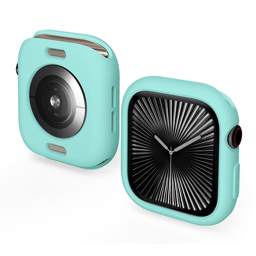 ENKAY HAT PRINCE For Apple Watch Series 11 / 10 46mm   Candy Color TPU Watch Case Shockproof Cover - Light Blue