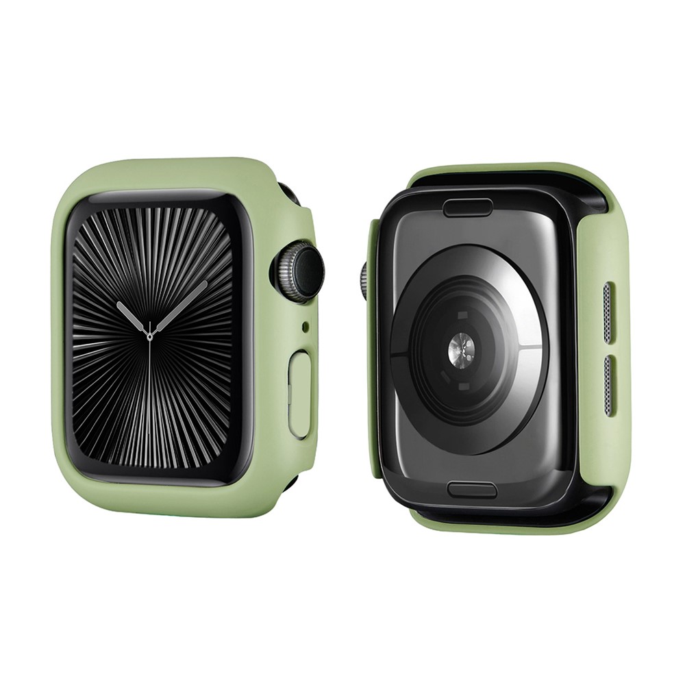 ENKAY HAT PRINCE For Apple Watch Series 11 / 10 46mm   Solid Color PC Watch Case Shockproof Cover - Light Green
