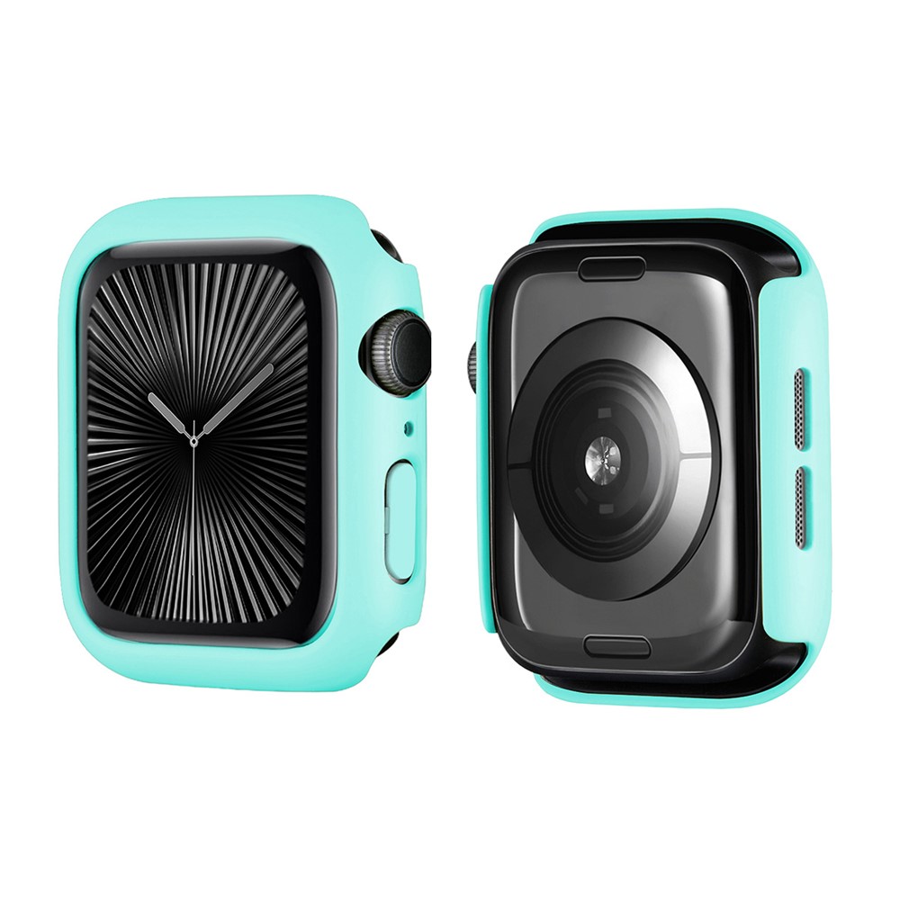 ENKAY HAT PRINCE For Apple Watch Series 11 / 10 46mm   Solid Color PC Watch Case Shockproof Cover - Light Blue