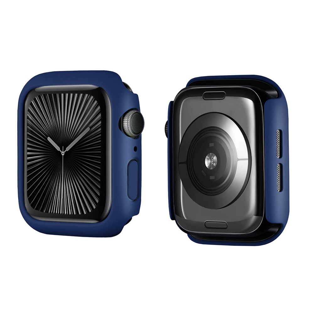 ENKAY HAT PRINCE For Apple Watch Series 11 / 10 46mm   Solid Color PC Watch Case Shockproof Cover - Dark Blue
