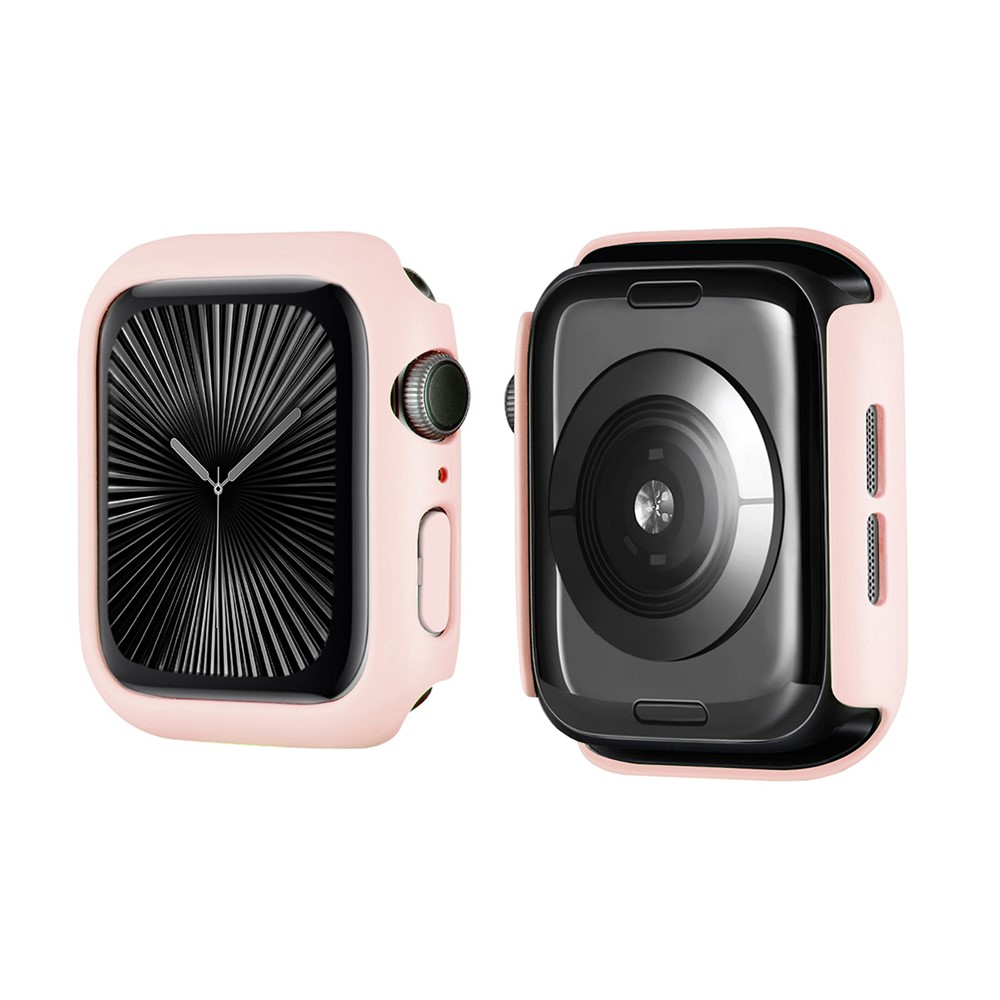 ENKAY HAT PRINCE For Apple Watch Series 11 / 10 42mm   Solid Color PC Watch Case Shockproof Cover - Pink
