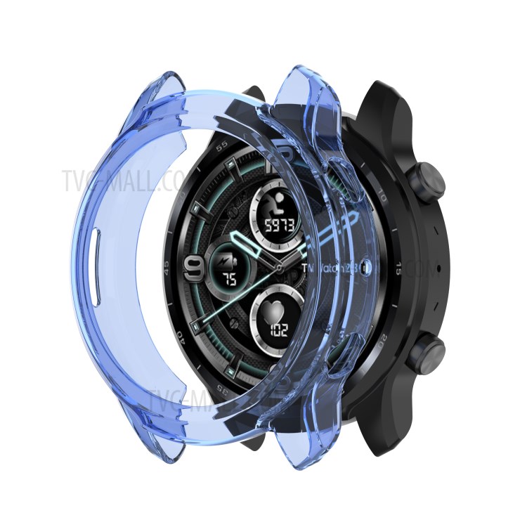 Half Coverage TPU Smart Watch Protective Cover for TicWatch Pro 3 - Blue-2