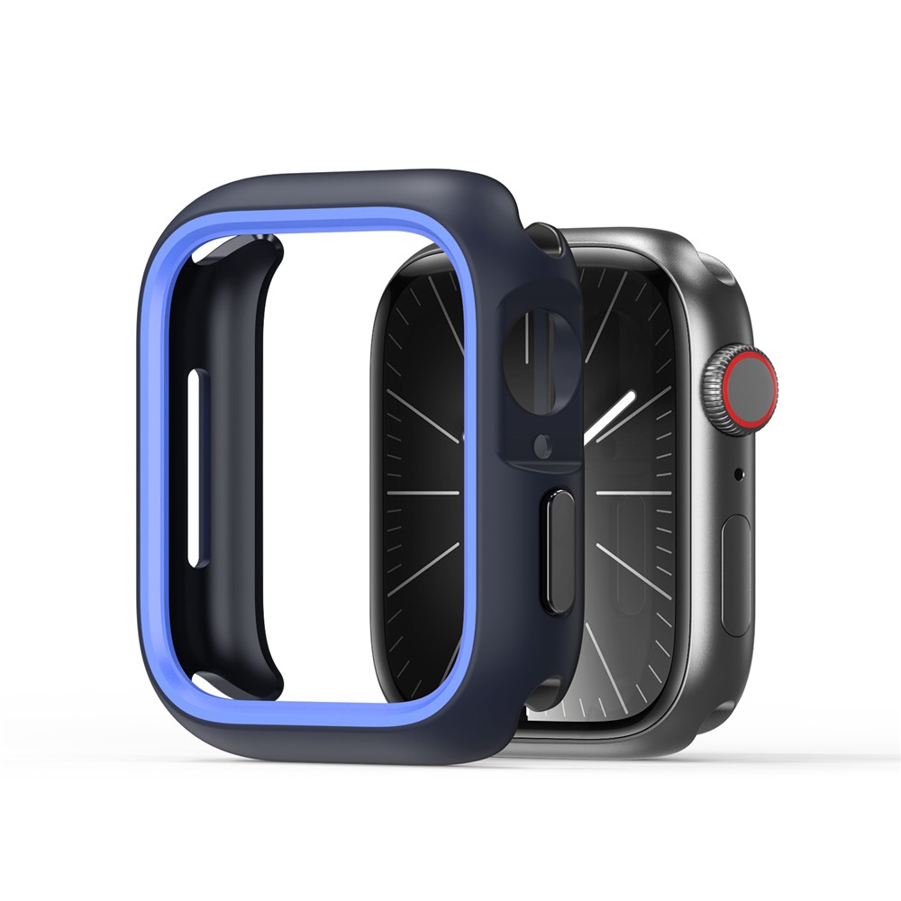 DUX DUCIS For Apple Watch Series 11 / 10 46mm Case Bamo Series Watch Cover Shockproof Smartwatch Protector - Midnight Blue