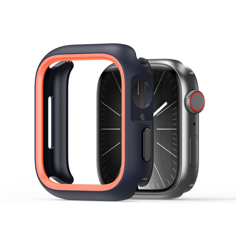 DUX DUCIS For Apple Watch Series 11 / 10 46mm Case Bamo Series Watch Cover Shockproof Smartwatch Protector - Midnight Orange