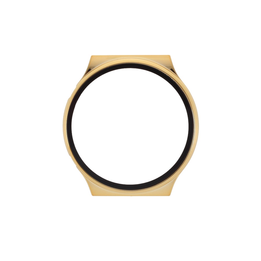 Electroplating PC Frame Tempered Glass Protector Cover for Huawei Watch GT 2 Pro - Gold-4