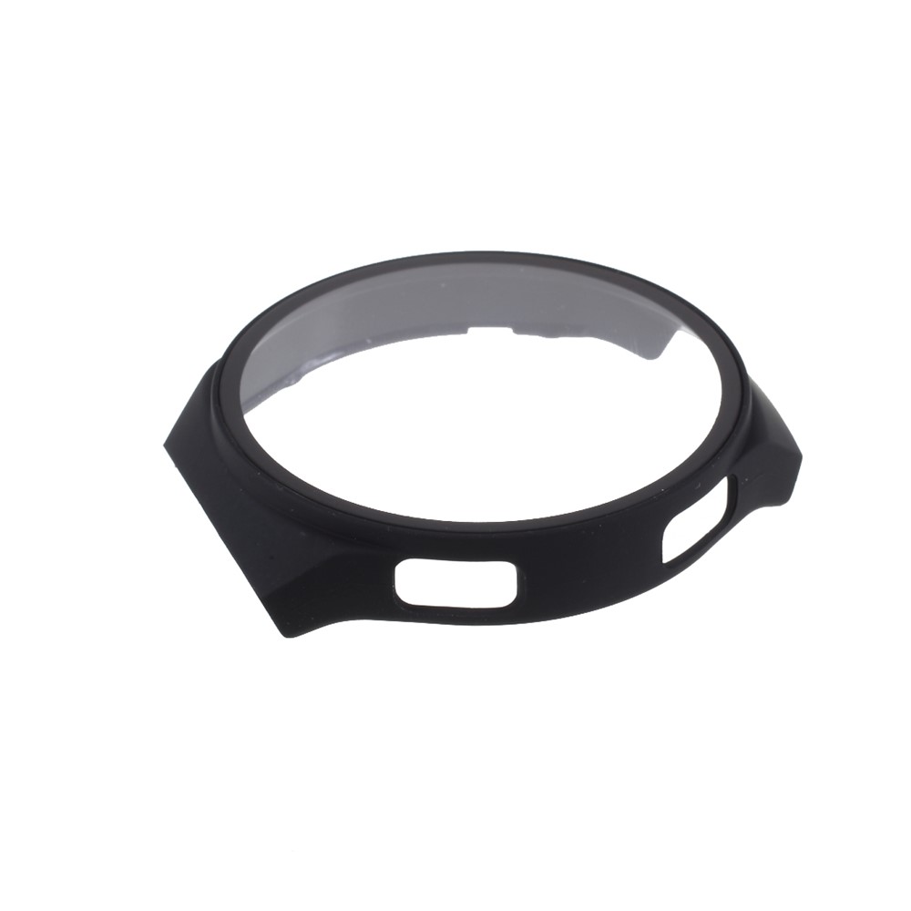 Fuel Injection PC Case Frame Tempered Glass Protector Shell for Huawei Watch GT 2e - Black-2