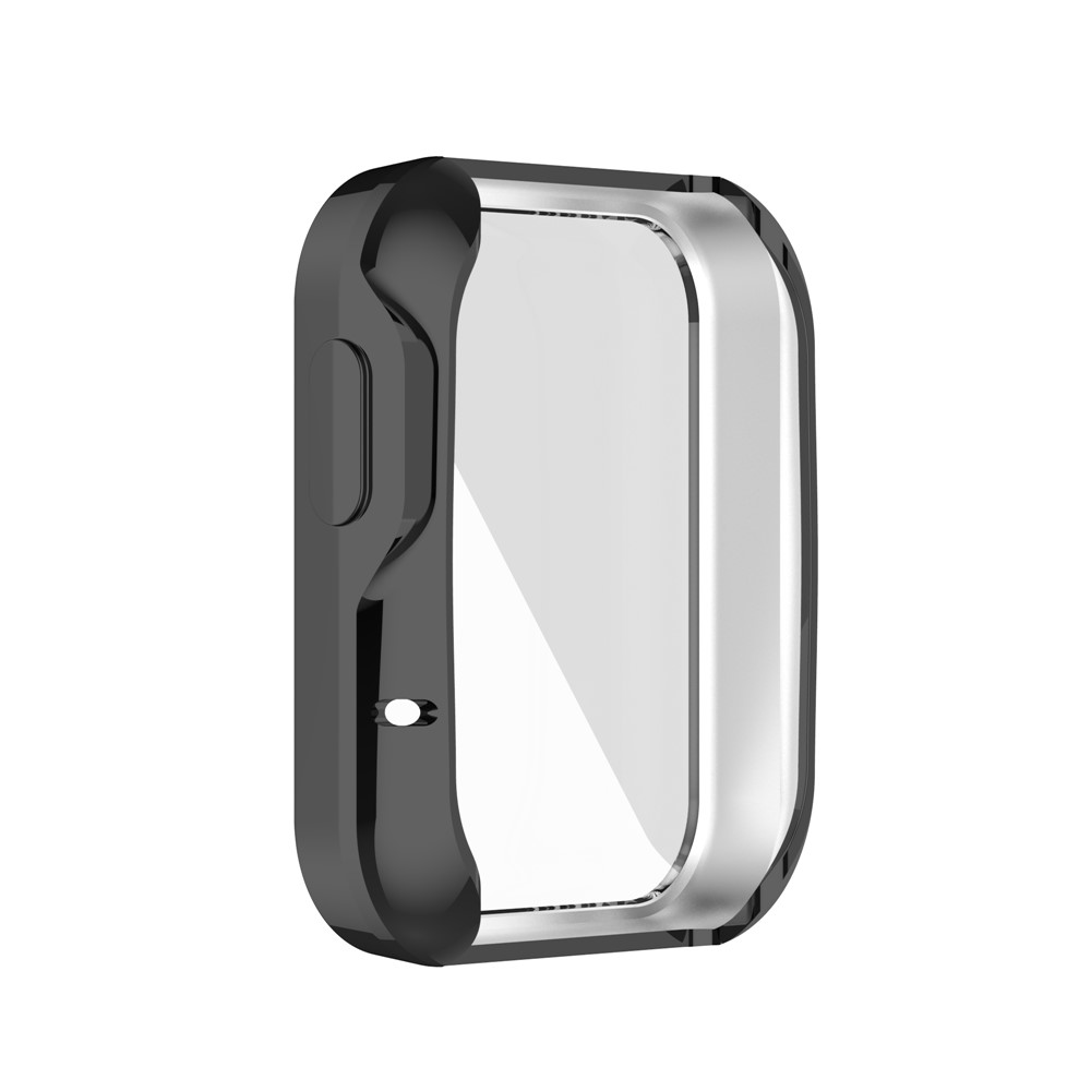Full Coverage Soft TPU Smart Watch Protective Case with Screen Protector for Xiaomi Mi Watch Lite/Redmi Watch - Black-5