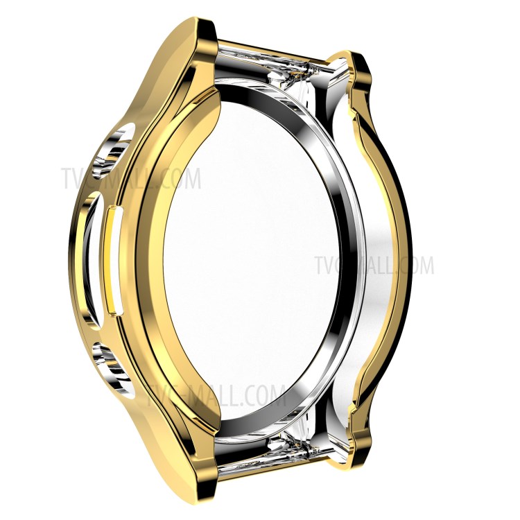 Electroplated Soft TPU Protective Watch Frame Case for Huawei Watch GT2 Pro / Watch GT2 ECG - Gold-7