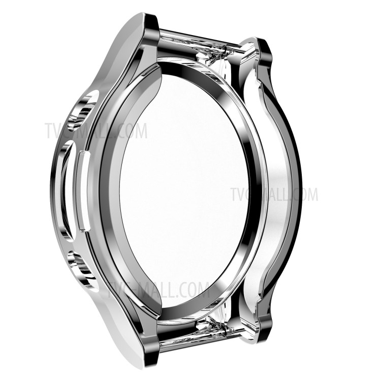 Caso De Quadro De Relógio Protetor De Protetor De Tpu Macio Eletrodométrico Para Huawei Watch GT2 Pro / Assista GT2 ECG. - Prata-7