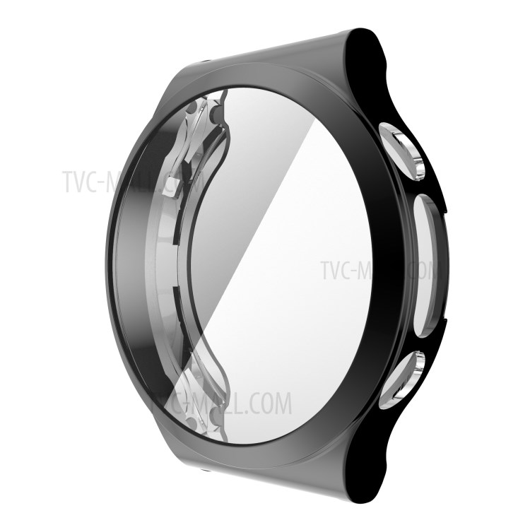 Full Cover Electroplated TPU Protective Case Shell for Huawei Watch GT 2 Pro ECG Smartwatch - Black-7