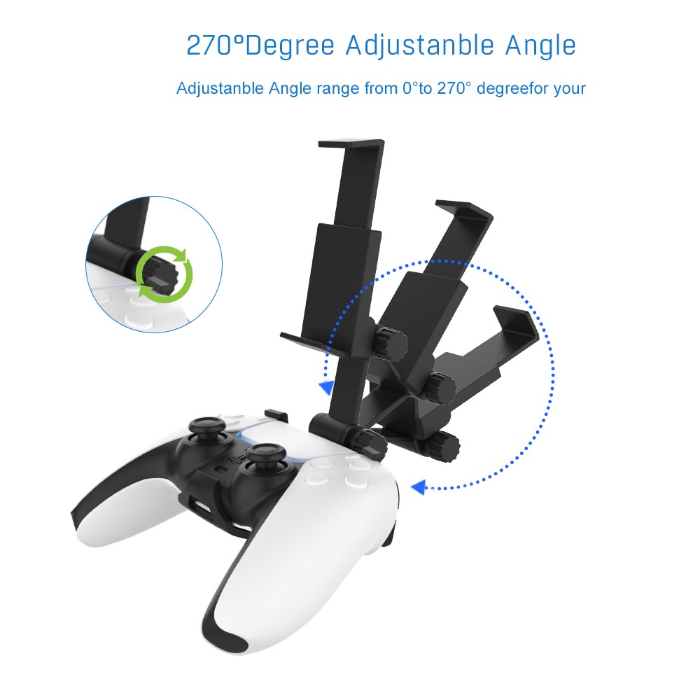 JYS-P5115 Adjustable Phone Joystick Mount Bracket Hand Grip Stand for PS5 Controller Gamepad-2