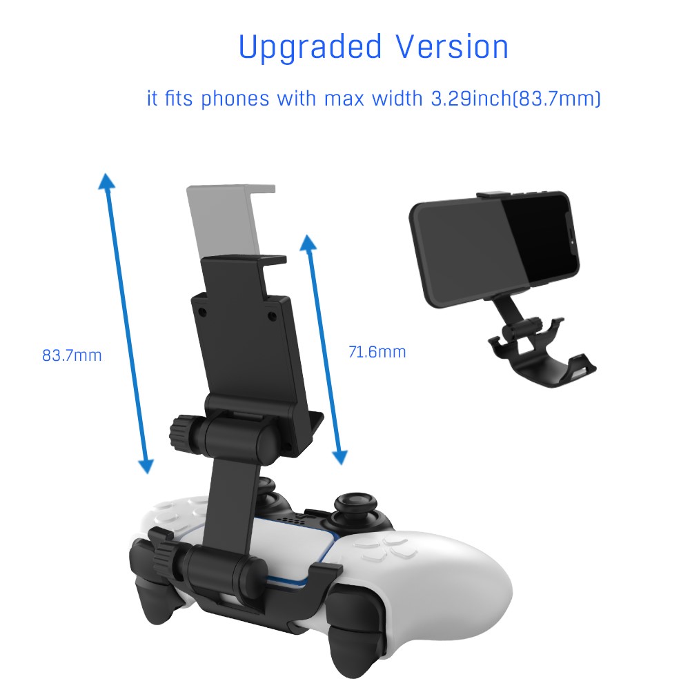 JYS-P5115 Adjustable Phone Joystick Mount Bracket Hand Grip Stand for PS5 Controller Gamepad-4