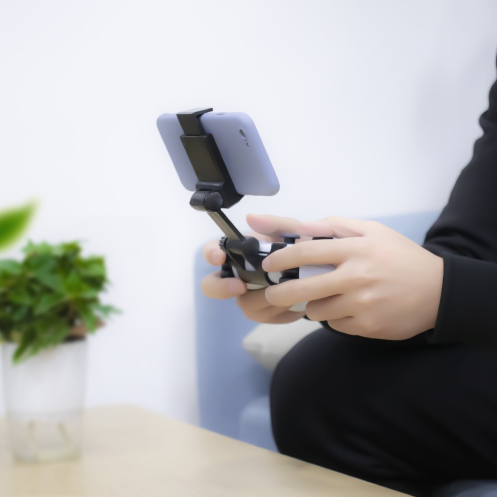 JYS-P5115 Adjustable Phone Joystick Mount Bracket Hand Grip Stand for PS5 Controller Gamepad-6