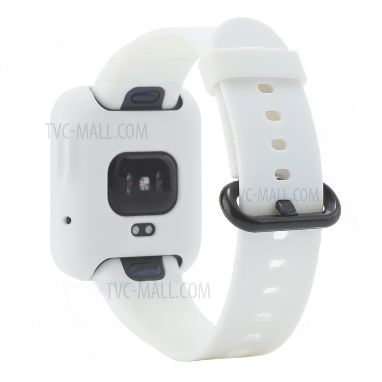 Shockproof Silicone Smart Watch Protective Case Cover Frame for Xiaomi Redmi Watch - White-3