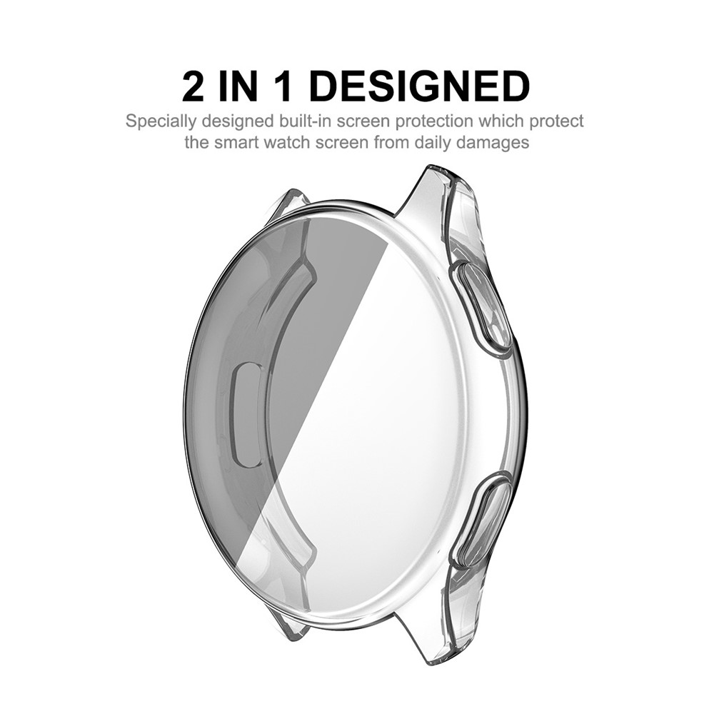 HAT PRINCE Transparent Shockproof All-Round TPU Watch Cover Case Frame for OnePlus Watch-2