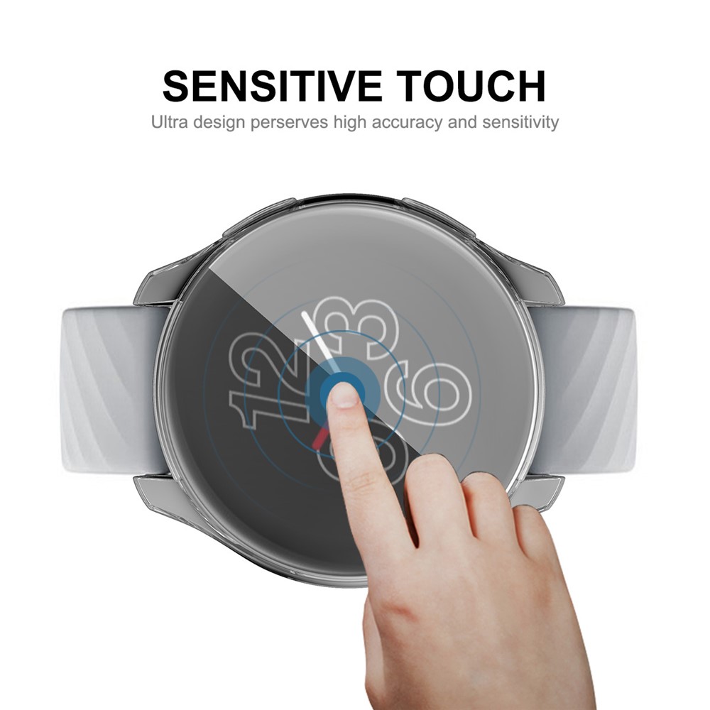 HAT PRINCE Transparent Shockproof All-Round TPU Watch Cover Case Frame for OnePlus Watch-7