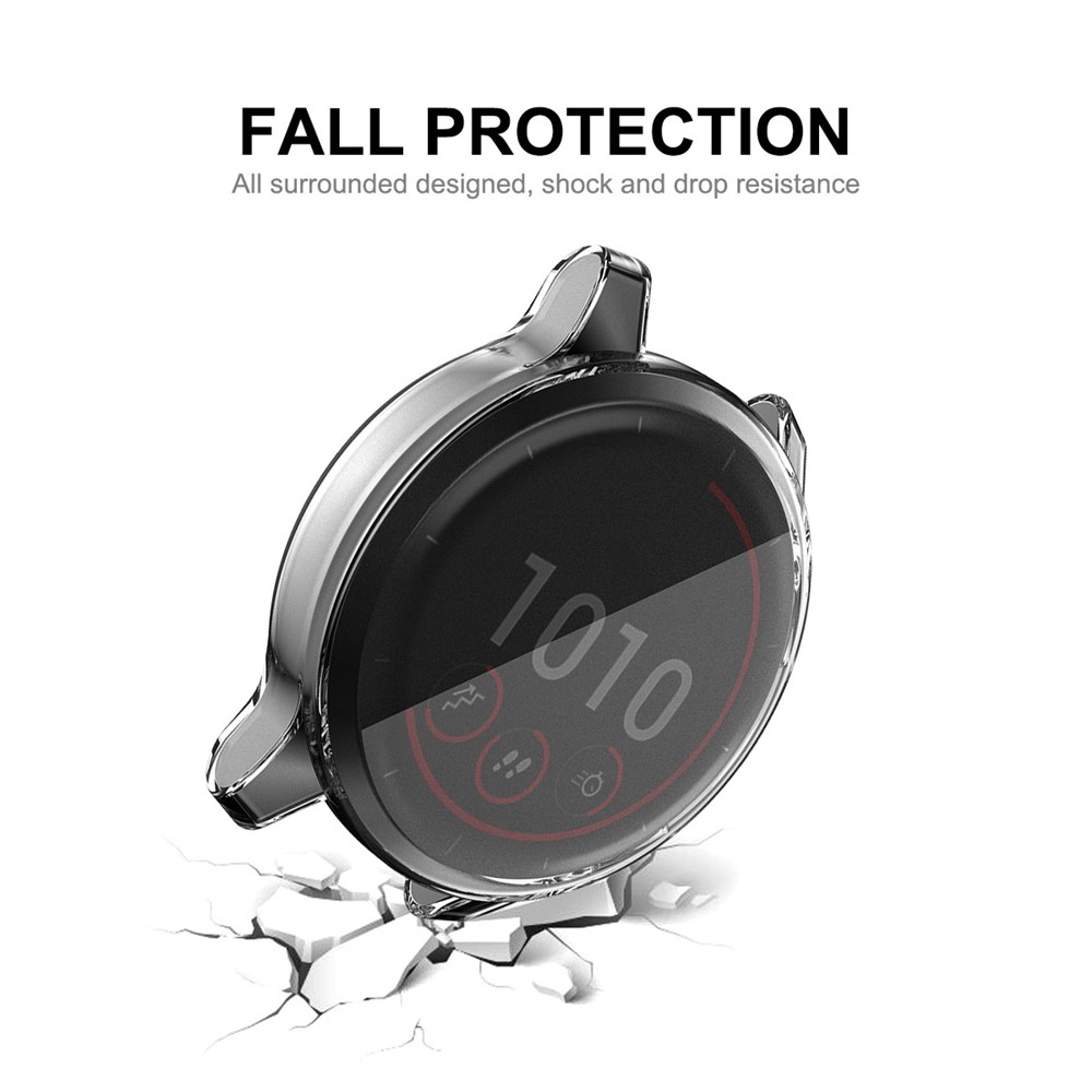 HAT PRINCE Transparent Full Coverage Soft TPU Watch Cover Case for Garmin Venu 2 45mm / Vivoactive 4 45mm-8