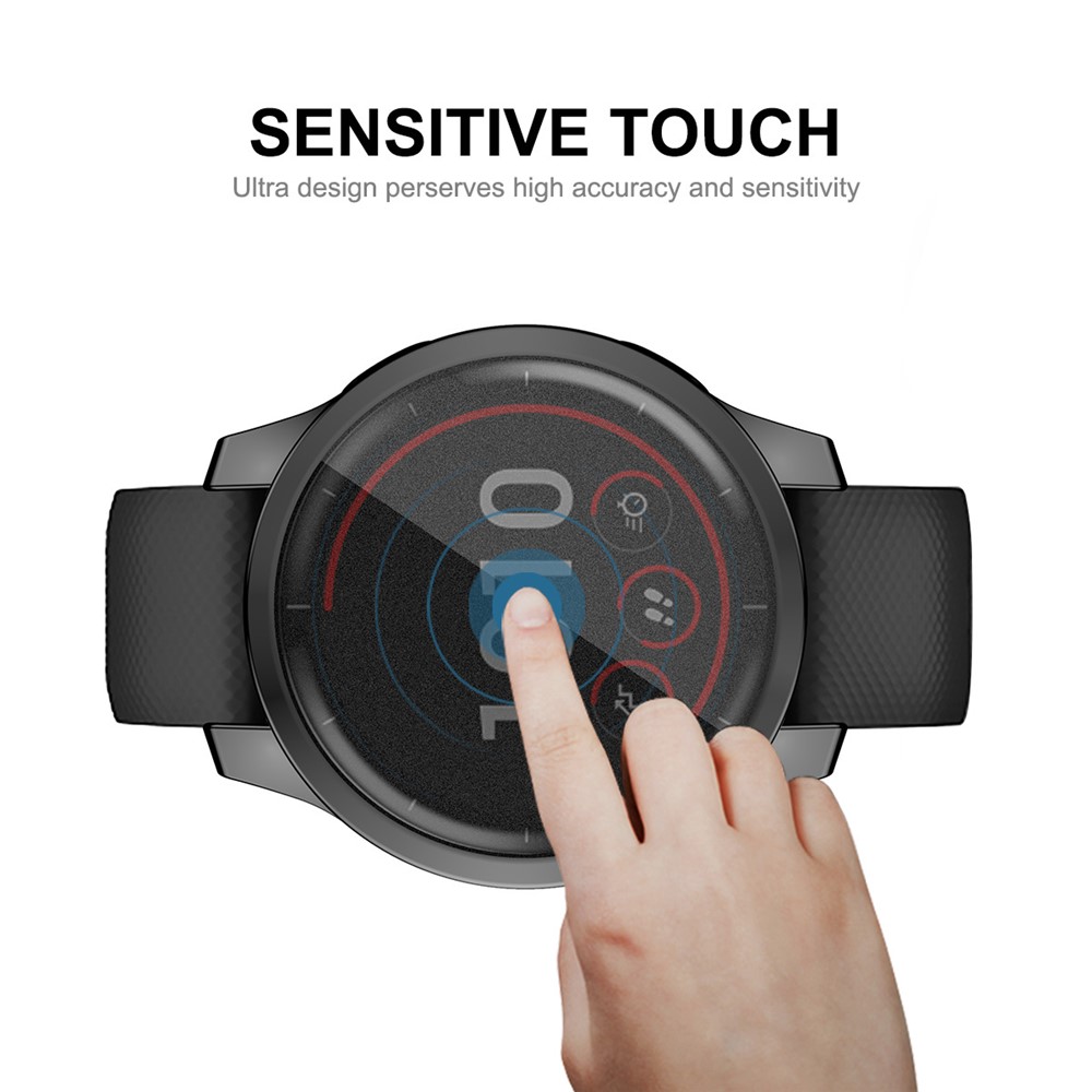 HAT PRINCE Electroplated TPU Full Coverage Anti-fall Smart Watch Case Shell for Garmin Venu 2 45mm/Vivoactive 4 45mm - Black-7