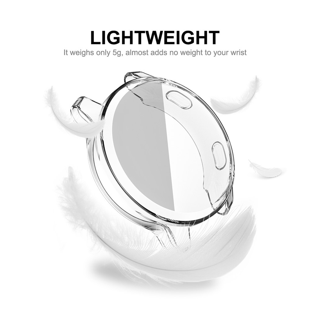 HAT PRINCE Transparent TPU All-wrapped Smart Watch Cover Case Protector for Garmin Venu 2S 40mm / Vivoactive 4S 40mm-5