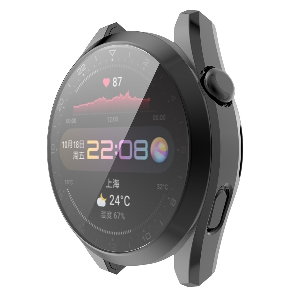 Protetor À Prova De Enquete À Prova De Choque Do Tpu Do TPU Para Huawei Watch 3 Pro 48mm - Preto-2