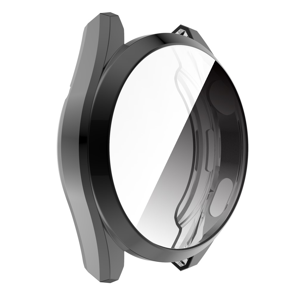 Electroplato à Prova de Choque TPU Watch Frame Protector Para Huawei Watch 3 Pro 48mm - Preto