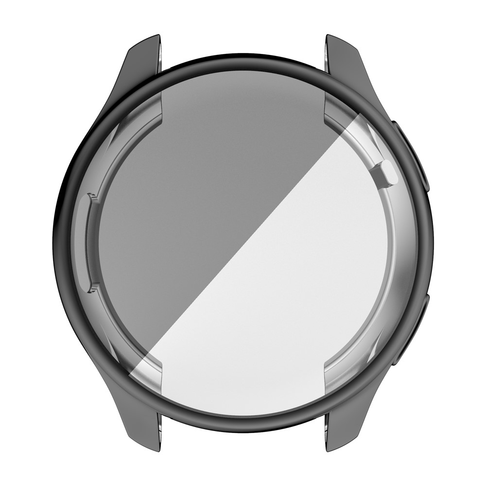 Electroplate Full Coverage TPU Watch Protective Frame Case for OnePlus Watch - Black-5