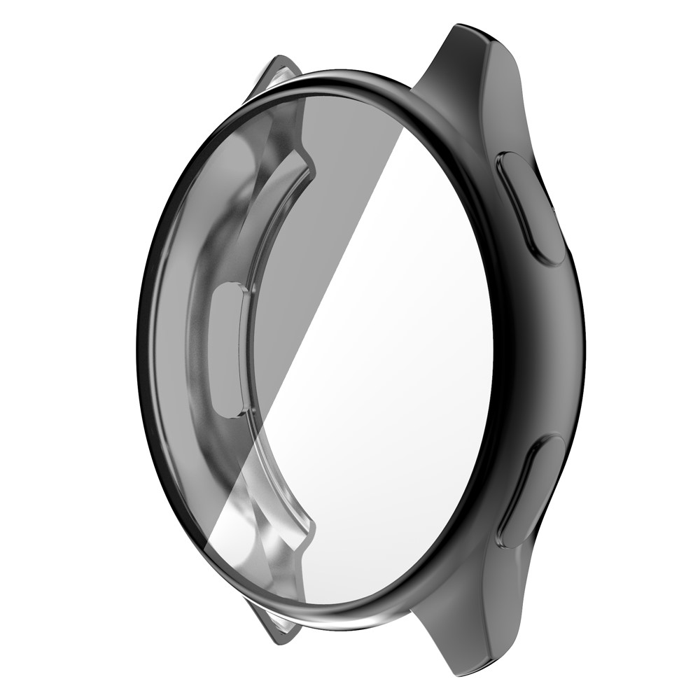 Electroplate Full Coverage TPU Watch Protective Frame Case for OnePlus Watch - Black-7