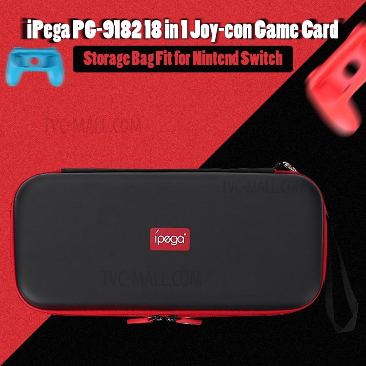 IPEGA PG-9182 18 in 1 Game Card Box Earphone Game Console Grip Storage Bag Accessories Set for Nintendo Switch-2