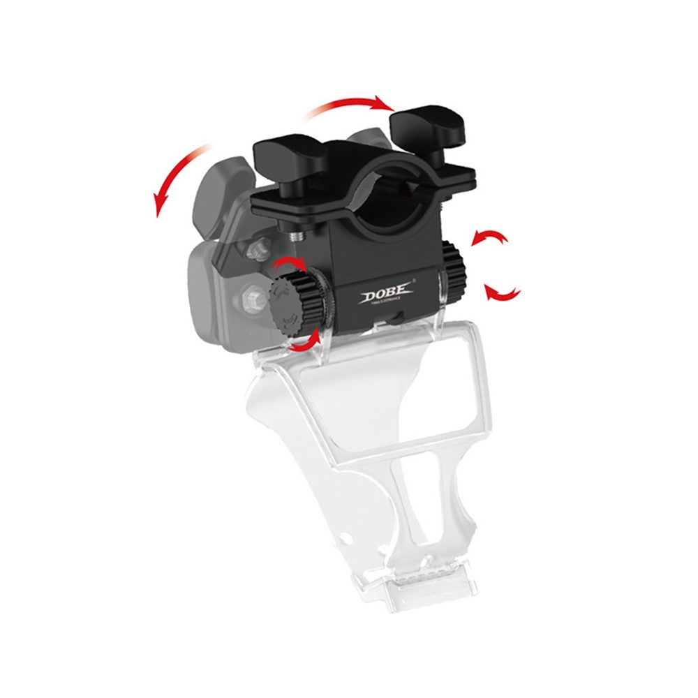 DOBE TP5-0573 Adjustable Game Smoke Pipe Holder Clip Hookah Gamepad Joystick Clamp Bracket for PS5 Wireless Controller-10