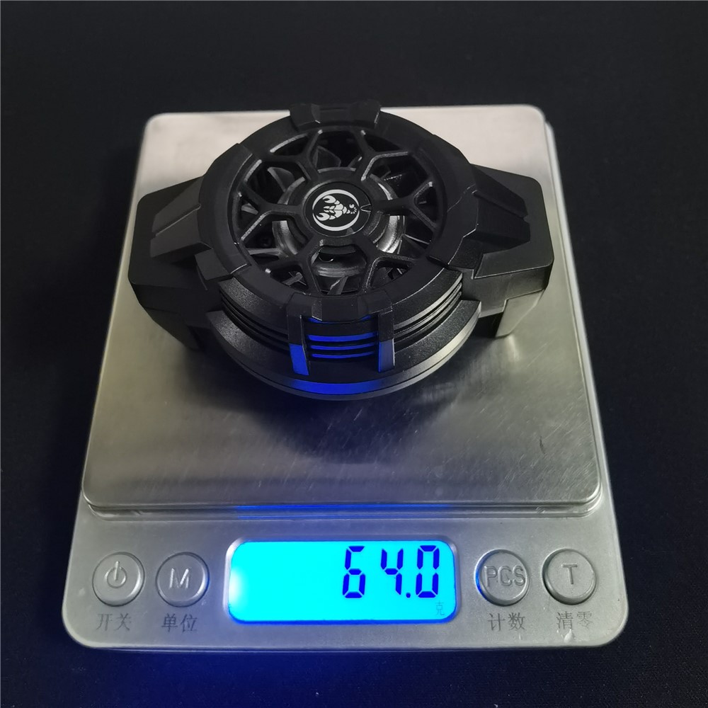 HXSJ P10 Mobile Phone Radiator Cooling Fan Smartphone Live Streaming Gaming Heat Dissipation Cooler - Black-10