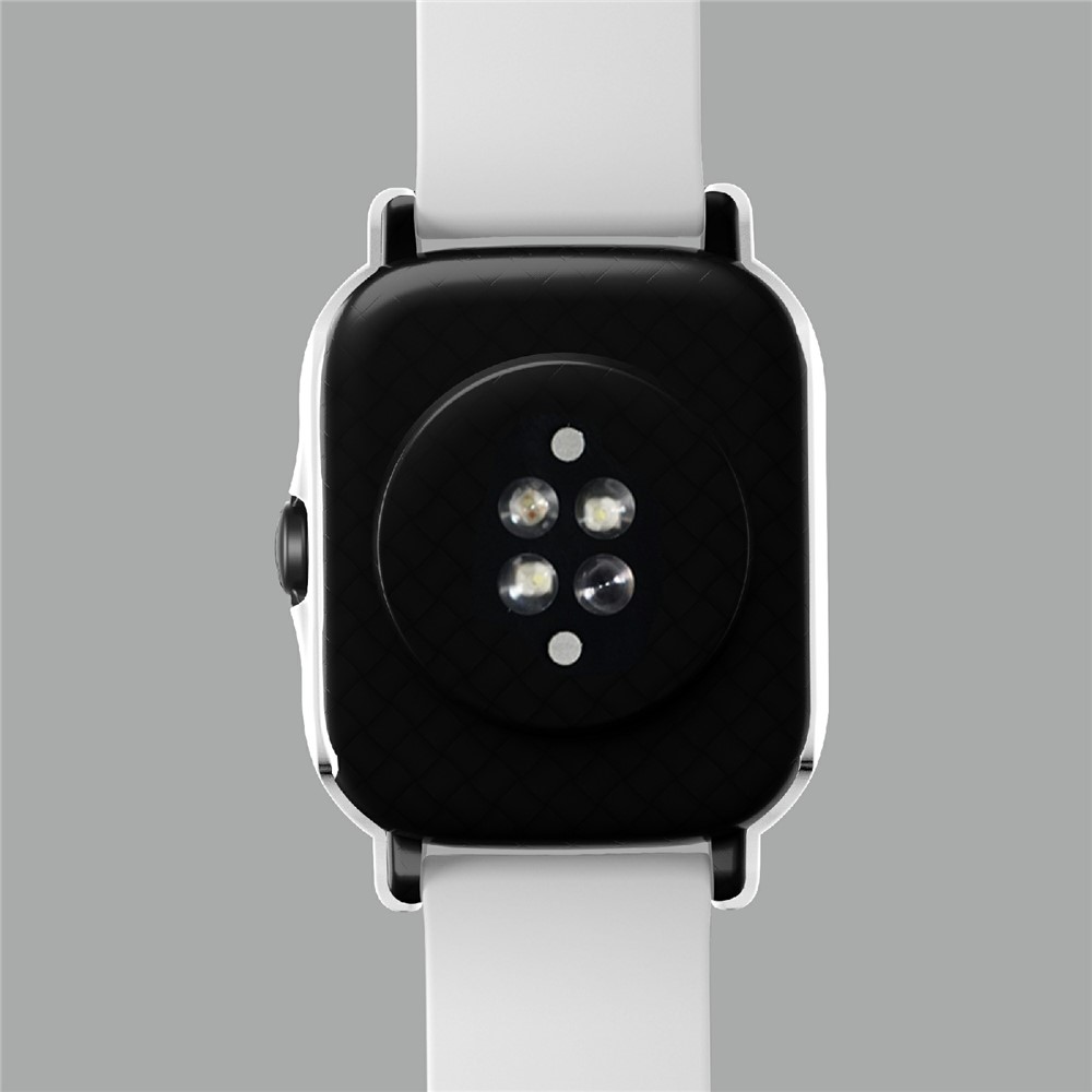 Hard PC All-Around Protective Shell with HD Anti-Scratch Tempered Glass Screen Protector for Huami Amazfit GTS 2 - White-5