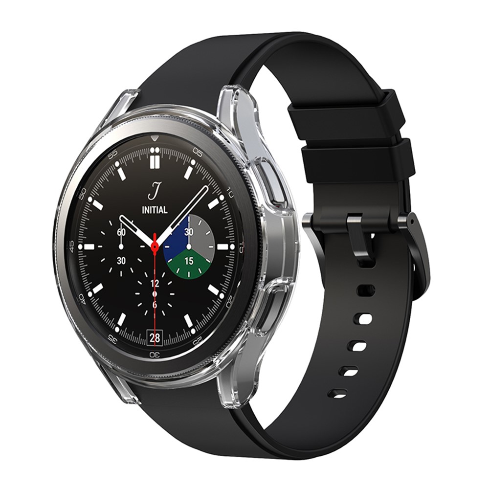 Anti-Scratch Transparent TPU Protective Case Cover for Samsung Galaxy Watch4 Classic 46mm - Transparent-5